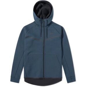 Nike Men's Blue Hooded Jacket
